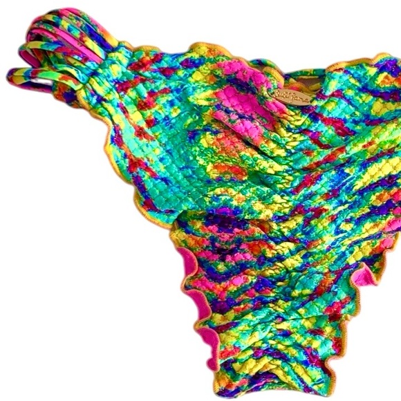 Luli Fama Oasis Babe Strappy Ruched Back Bottom - Picture 10 of 15